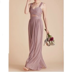 Elsye Dress - Mesh Mauve - Birdy Grey - Size Small